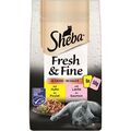 SHEBA Katzenfutter Multipack Fresh & Fine in Sauce Huhn & Lachs MSC 1x6x50g