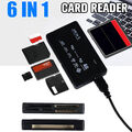 6 in 1 Kartenlesegerät Kartenleser ALL-IN-ONE Speicherkarten USB CF/SD/xD/MS/SDC