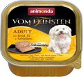 animonda Vom Feinsten Adult Nassfutter für ausgewachsene Hunde Rind Ei Schinken 