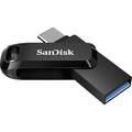 SanDisk Ultra Dual Drive Go USB-Zusatzspeicher Smartphone/Tablet Schwarz 128 GB