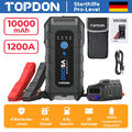 TOPDON VS1200 Auto Starthilfe 1200A Ladegerät Booster PowerBank für 4.0L&6.5L