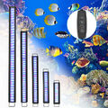 30-130cm LED Aquarium mit timer Tropischen Fische Schwarz RGB Dekoration 10-45W