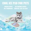 Pet Dog Cat Ice Silk Cold Nest Pad For Cooling In Summer F8V3