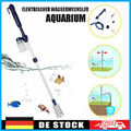 Elektrisch Aquarium Wasserwechsel Set Mulmsauger Kiesreiniger Bodenreinigung DHL