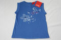 NEU * ESPRIT * T-Shirt Kleid  Gr 116/122 blau weiß Blumen Tunika Pullunder