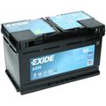 Exide EK800 AGM Autobatterie 12V 80Ah 800A/EN Start Stopp