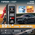 Topdon JS2000 Starthilfe 2000A KFZ Jump Starter Auto Powerbank Ladegerät Booster