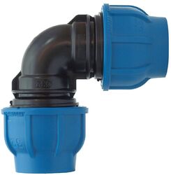 PE Rohr Kunststoff (PP), Klemmverbinder Fitting Verschraubung  Trinkwasser DVGW