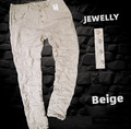 14 Farben JEWELLY Damen Jeans Hose Baggy Knöpfe Denim stretch 34,36,38,40,42 NEU