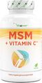 MSM 2000 - 365 Tabletten (Vegan)  á 1000mg + Vitamin C aus Acerola - Hochdosiert