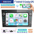 32G Android 13 Autoradio Carplay GPS DVR +Kam Für Opel Corsa C D Vectra Zafira B