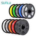 SUNLU 3D Drucker Filament PLA PETG PLA+ SILK TPU 1.75mm 1KG/ 0.25KG Blasenfrei