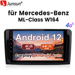 DAB+Android 12 Autoradio GPS DSP CarPlay USB Für Mercedes ML/GL Klasse W164 X164