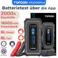 TOPDON VS2000 PLUS KFZ Starthilfe Powerbank und Auto Batterietester Jump Starter