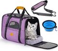 Faltbare Transportbox für Katzen und Hunde, Einstellbarer Schultergurt, NEU OVP