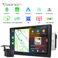 10.1" IPS 2 Din Android 12 Autoradio GPS Navi WiFi CarPlay Bluetooth DSP RDS DAB