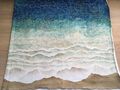 Stoff-Rebecca Reck Art-Kinder-Jersey-Beach-Panel-Strand-1mx1,5m-Bio Baumwolle