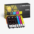 6x XXL Drucker patronen kompatibel für Epson Expression Premium XP-530-**NEU