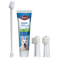 Hund Zahnpasta 100 g Hundezahnbürste Mundhygiene Trixie Zahnpflegeset
