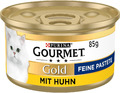 Gourmet PURINA GOURMET Gold Feine Pastete Katzenfutter Nass, Mit Huhn, 12Er Pack