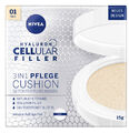 NIVEA Hyaluron CELLular 3in1 Pflege Cushion 15g - Make-Up LSF15 01 Hell