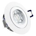 LED Bad Einbaustrahler Spot Set IP44 GU10 230V 7W Step dimmbar Feuchtraum MAR44