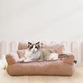 Katzen-Sofabett mit abnehmbarem Kissen, Haustier-Couchbett für kleine Hunde
