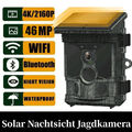 Campark Solar 4K 46MP WLAN Wildkamera Wildlife Jagdkamera Nachtsicht Kein Glühen