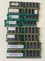 Arbeitsspeicher DDR1 RAM 1GB PC3200, 400 MHz, 184-pin verschiedene Hersteller