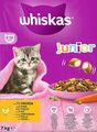(€ 5,14/kg) Whiskas Junior Huhn,  2-12 Monate, Kätzchenfutter mit Knackits: 7 kg