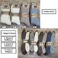 2er Set Alpaka Socken für Damen und Herren Winterstrümpfe