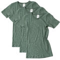 HERMKO 2810 3er Pack Kinder kurzarm Shirt aus 100% Baumwolle halbarm Unterhemd