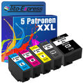 5 Patronen für Epson 202 XL Expression Premium XP-6100 Series XP-6105 XP-6000