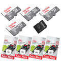 SanDisk Ultra micro SD Speicherkarte 16GB 32GB 64GB 128GB Memory Card 80-100MB/s