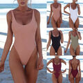 Damen Sommer Push Up Bikini Monokini Einteiler Bademode Badeanzug Schwimmanzugs