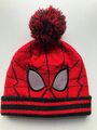 MARVEL warme Wackelmütze Marvel Spiderman Junge Spider-Man Beanie rot Kinder MÜTZE Größe