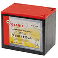 Granit Trockenbatterie 9 V / 130 Ah für Weidezaungeräte Weidezaunbatterie
