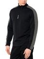 Herren neu Reebok Jacke Mantel Pullover Top Sweatshirt Pullover - schwarz grau