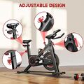 LCD Heimtrainer Ergometer Indoor Cycling Bike Fitness Cardio Speed Fahrrad DHL