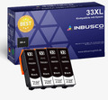 4x Black Druckerpatronen kompatibel für Epson XP 530 540 630 635 640 830 900