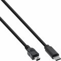 USB 2.0 Kabel Typ C Stecker zu Mini-B Stecker (5pol.) schwarz 1,0m