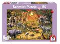 PUZZLE 150 Teile “Tiere in Afrika” - Schmidt Spiele (56195) Kinderpuzzle