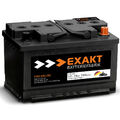 EXAKT Autobatterie 12V 74Ah 700A/EN ersetzt 68AH 70AH 72AH 77AH 75AH 80AH