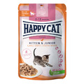 Happy Cat Young Meat in Sauce Kitten & Junior Land Ente 40 x 85g (16,44€/kg)