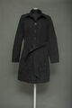 180 F55 FUCHS SCHMITT Damen Mantel Gr. 38 M schwarz Damenmantel Applikationen