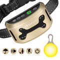 Anti bell Halsband Hunde Erziehungshalsband LED Kugel Ton Vibration Ferntrainer