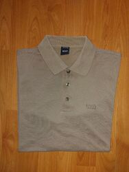 Hugo Boss Pima Cotton Poloshirt Gr. M Braun Baumwolle