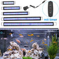 30-130cm LED Aquarium mit timer Schwarz RGB Tropischen Fische 10-45W