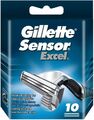 20 Gillette Sensor Excel Rasierklingen