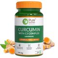 Pure Nutrition Curcumin Mit C3 Komplex Für Gut Gesundheit - 60 Veg Kapseln